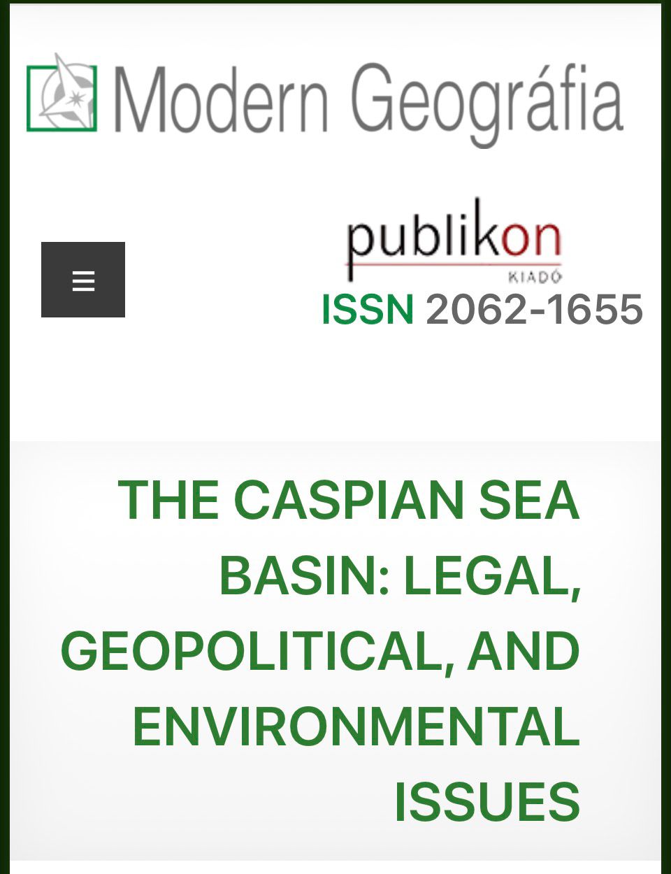 Bakı Qızlar Universitetinin  dosenti Sübhan Talıblının elmi məqaləsi nüfuzlu beynəlxalq jurnalda dərc olunub