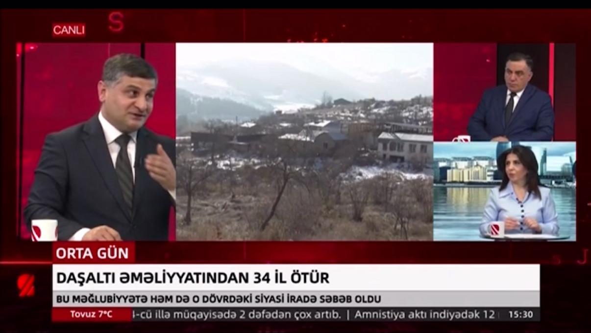 BQU-nun dosenti Sübhan Talıblı REAL TV-də çıxış edib