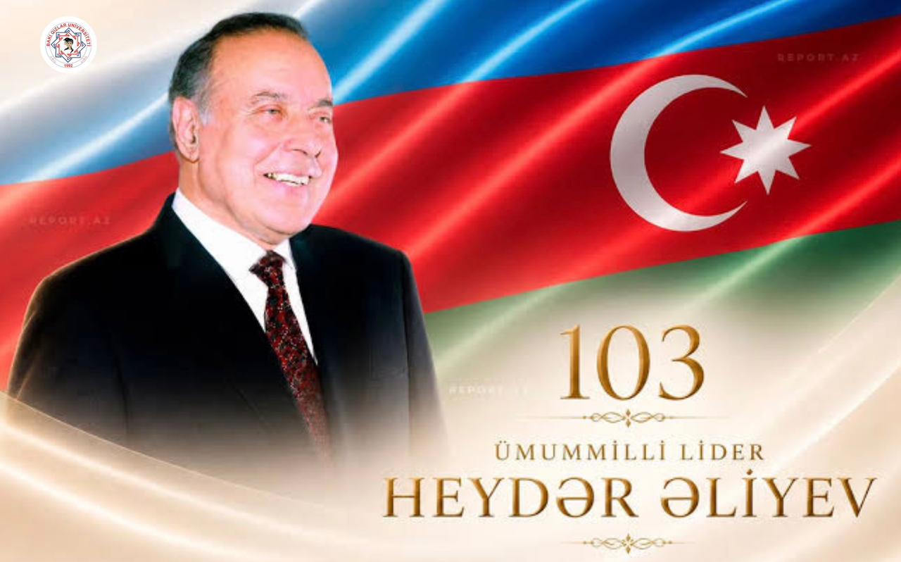 Bu gün Azərbaycanın ümummilli Lideri Heydər Əliyevin doğum günüdür