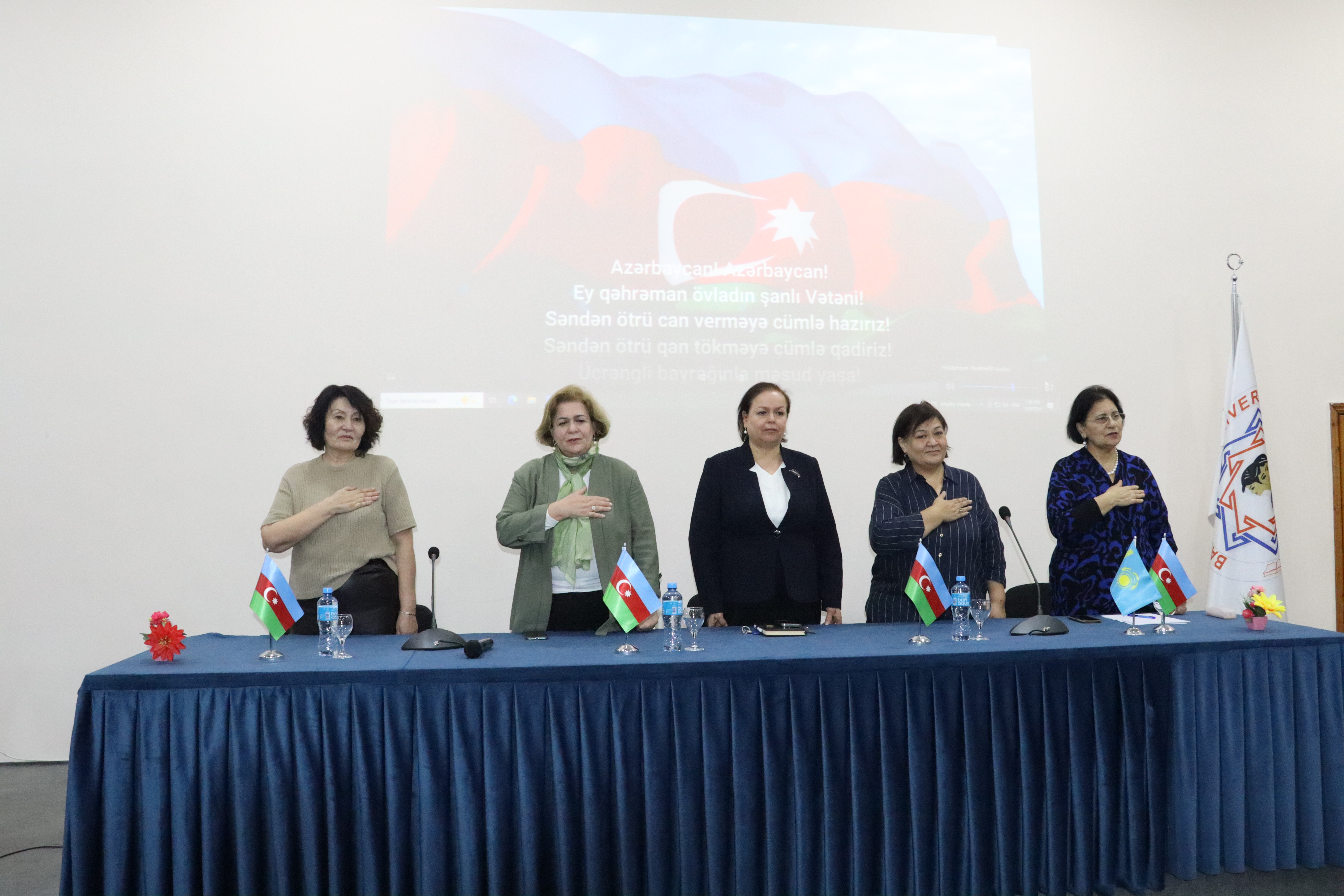 Bakı Qızlar Universitetində Qazaxıstan alimləri ilə görüş keçirildi