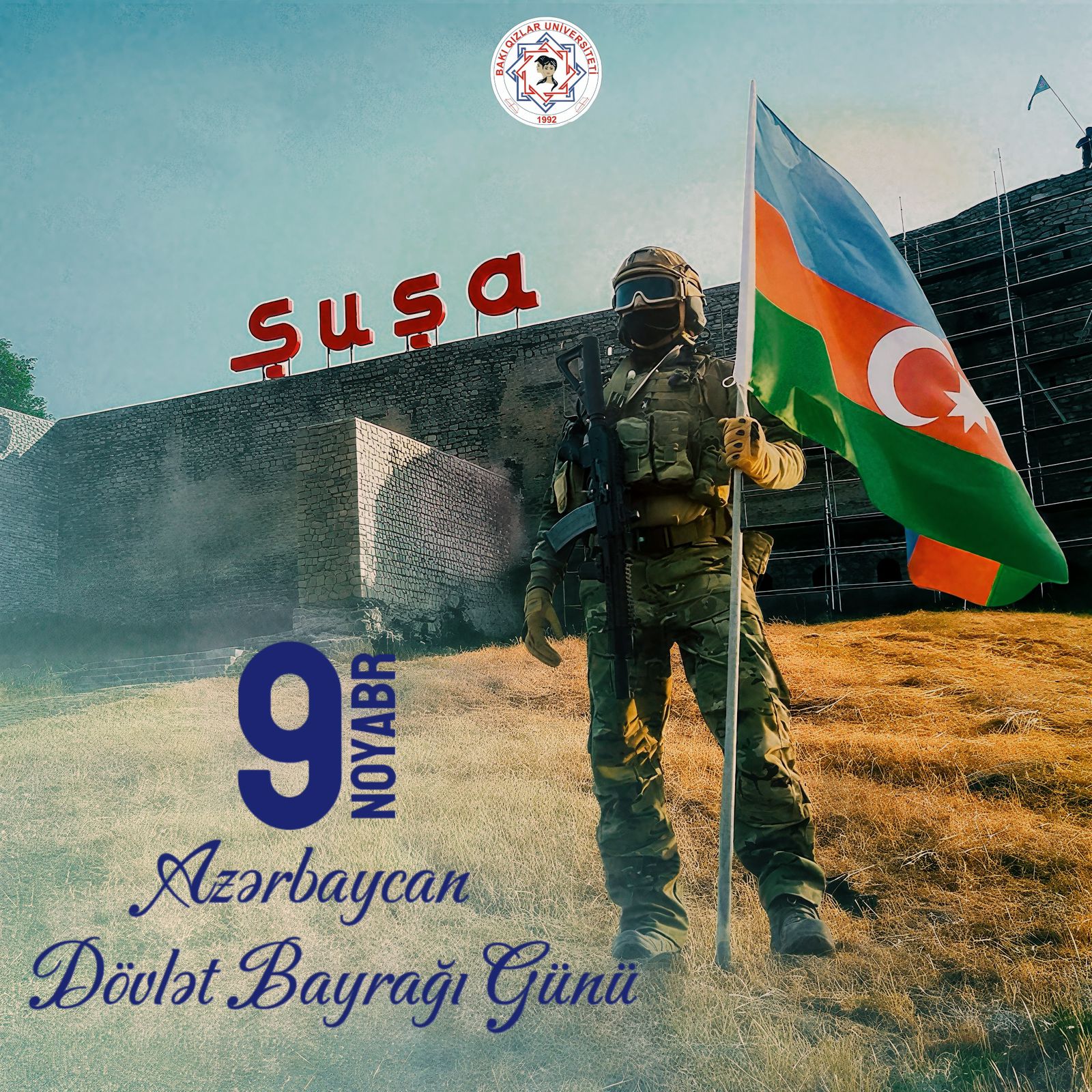 Bu gün Azərbaycanda Dövlət Bayrağı Günüdür