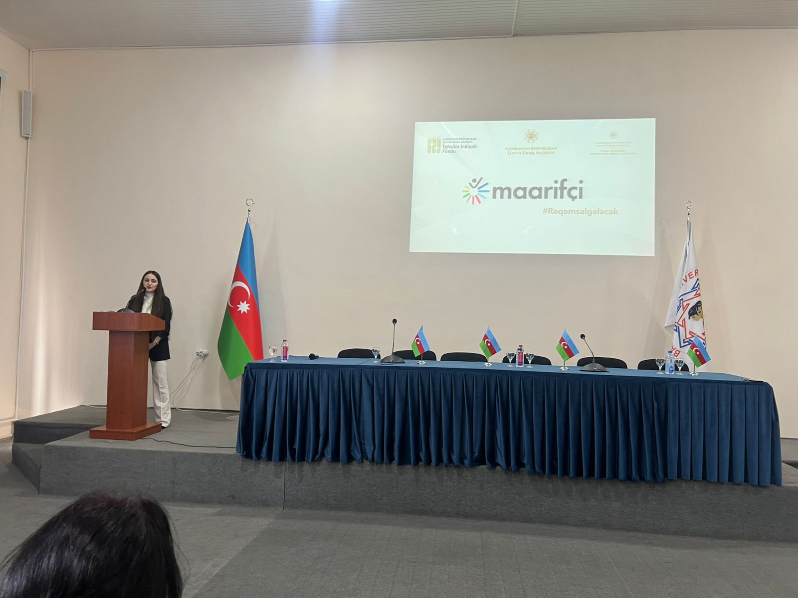 BQU-da “Maarifçi” tələbə-məzun proqramına həsr olunmuş infosessiya baş tutdu